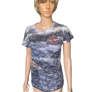 Harley Davidson Women T-shirt Sz Spre-owned